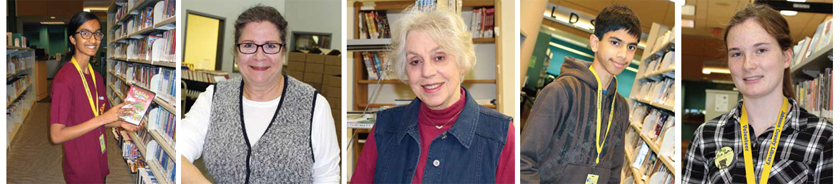 Several photos of our volunteers
