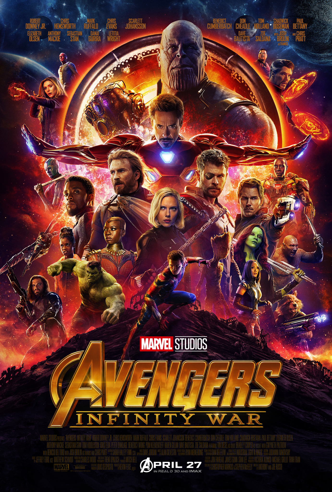 Cover photo of the DVD Avengers Infinity War
