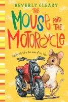 A cartoon mouse dances a happy jig next to a motorcycle