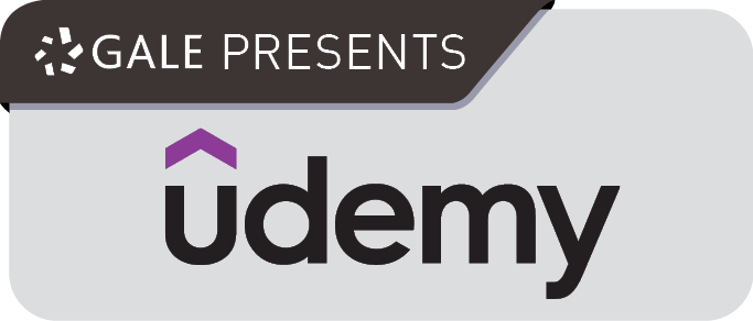 Gale Presents: Udemy logo