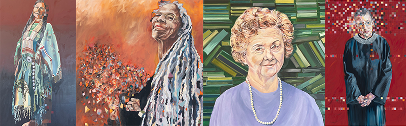 A series of paintings by Streeper A series of paintings by Streeper