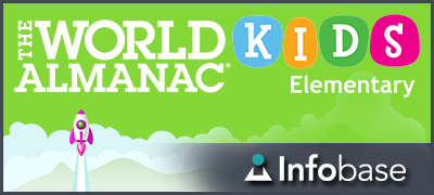 Logo for The World Almanac for Kids Elementary from Infobase