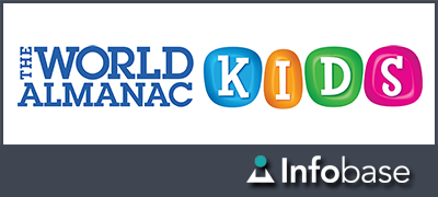 Logo for The World Almanac for Kids from Infobase