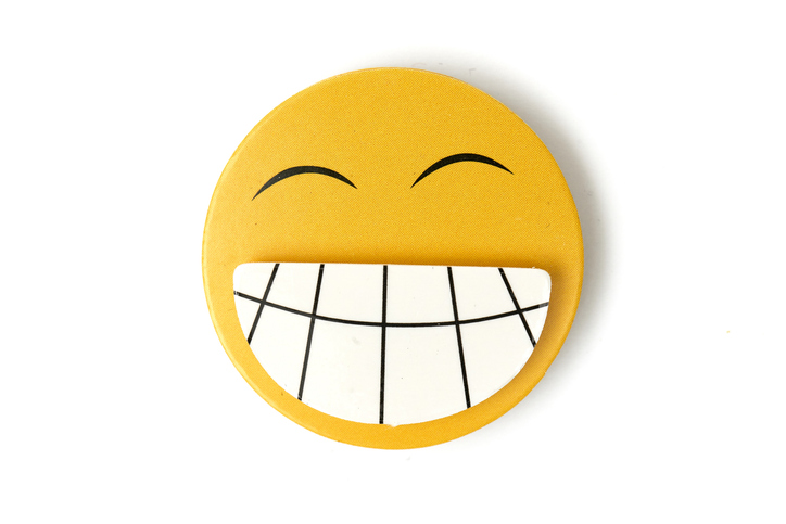 smiley Smiling face icon with a big toothy grin