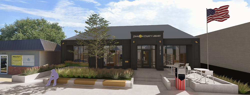 De Soto Library exterior rendering