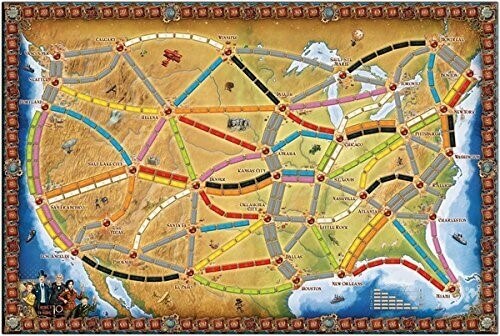Ticket to Ride Map