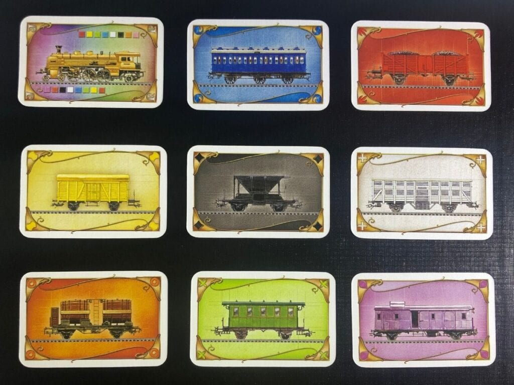 Ticket to Ride cards