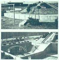 The Climbing Mound and sand pits. Provided by Jean Wise.