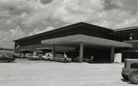 Gravel parking lot at Jone's Store of Metcalf South Mall