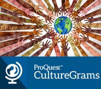 ProQuest CultureGrams logo featuring a globe icon