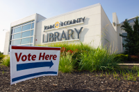 Vote at the Library