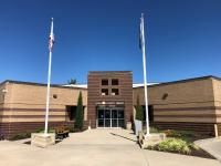 exterior front of the Shawnee library