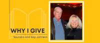 why I give: Saundra and Skip Johnson