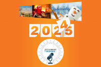 Graphic displaying the three episode images for our podcast episodes and the text 2024