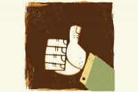 Consumer Reports Retro thumb's up