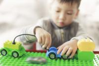 Kid playing with toys Kid playing with toys