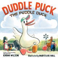 Duddle Puck the Puddle Duck Duck in a green cap