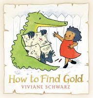 How to Find Gold Girl with an crocodile holding a treasure map