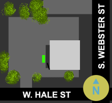 A map of the petitioning zone for Spring Hill