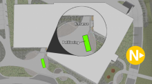 A map of the petitioning zone for Monticello