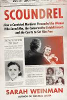 SCOUNDREL by Sarah Weinman Cover of SCOUNDREL by Sarah Weinman