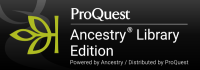 ProQuest Ancestry Library Edition logo ProQuest Ancestry Library Edition logo