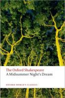 A Midsummer Nights Dream by William Shakespeare