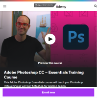 adobe photoshop udemy tutorial screenshot