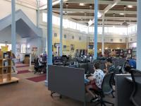 interior of the Shawnee library