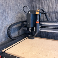 image of X Carve Pro CNC router in corner
