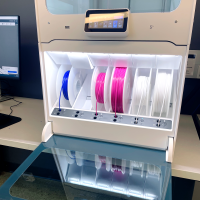 image of material station attached to 3D printer
