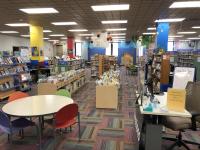 interior of the Oak Park Library