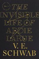 The Invisible Life of Addie LaRue book cover