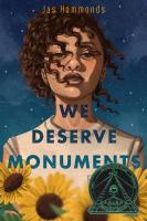 We Deserve Monuments book cover