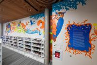 Photograph of The Understory Mural. Photograph of The Understory Mural.