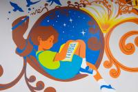 Photograph of The Understory Mural. Photograph of The Understory Mural.