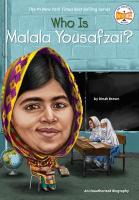 Who Is Malala Yousafzai? book cover