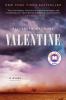 Valentine Picture of stormy sky with black/purple clouds on top of a dry dusty landscape in west Texas. Title is in white, all capital letters across the clouds.