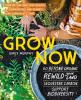 Grow Now hands planting in rich, dark soil