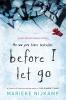 Before I Let Go book cover
