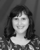 Black and white portrait of Jennifer Hrabe